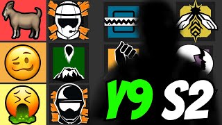 The BEST Tier List For Y9S2 Operation New Blood  Rainbow Six Siege [upl. by Elleoj456]