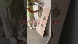 Porcelain 2’x4’ Tile Installation Tips P362 shorts viral [upl. by Nauquf]