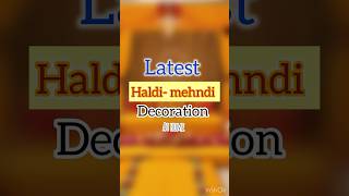 Haldi decoration ideas at home shorts diy haldi decoration athome ideas decorationtips yt [upl. by Mavis]