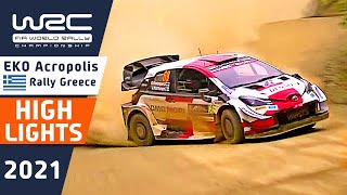 WRC Rally Highlights  Final Results of EKO Acropolis Rally Greece 2021 [upl. by Dubois]