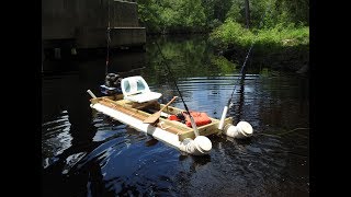 Cheap 100 Homemade PVC Fishing Kayak How To [upl. by Stutsman]