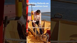 Building Bollards on an expedition trawler [upl. by Charleen395]