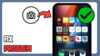 How To Fix Camera Sticky Preview Not Supported In The Current Scene [upl. by Adirahs]