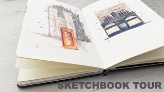 Sketchbook Tour  Moleskine Sketchbook November19  December22 [upl. by Bonn458]