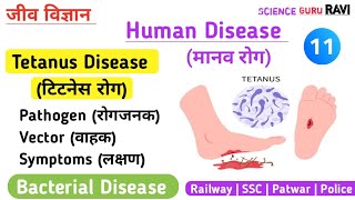 Tetanus Rog Kya Hai  Tetanus Rog ke lakshan  Tetanus Rog In Hindi  Human Disease [upl. by Hanikehs]