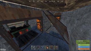 Rust  2x1 into the standard 2x2 roof bunker under 40 sec patched [upl. by Adamec]