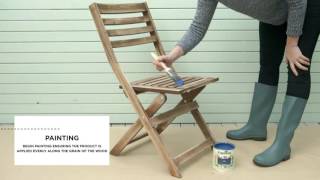 How to paint garden furniture  Cuprinol [upl. by Engud]