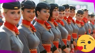 Top 15 Most Beautiful and Attractive Airlines Stewardess [upl. by Bergerac]