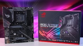 ASUS ROG Strix X570E Gaming ATX Motherboard with PCIe 40 Aura Sync RGB Lighting [upl. by Baptist]