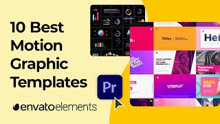 10 Best Motion Graphics Templates for Premiere Pro [upl. by Tomas]