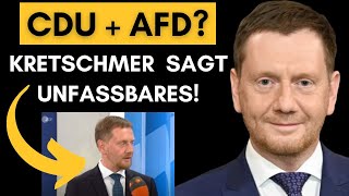 Videobeweis Deutet Kretschmer eine Koalition von CDUAfD an [upl. by Renraw465]