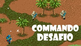 Commando arcade Gameplay primera fase con una vida y sin granadas  Desafío retro Zatoichi Dani [upl. by Aistek436]