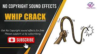 Whip Crack Sound Effect [upl. by Eltsyek]