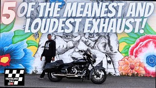 5 of the Meanest and Loudest Exhaust for your HarleyDavidson Motorcycle [upl. by Annawoj]