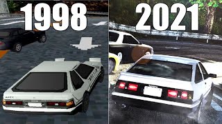 Evolution of Initial D Games 19982021 [upl. by Roslyn]