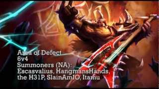 AoD  6v4 Songs of the Summoned 3  League of Legends Champion Rocks [upl. by Ahsauqal432]