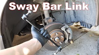 Diagnosing Front End Suspension Noise  How to Replace Sway Bar End Links [upl. by Ylram]