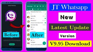 How To Update JTWhatsapp Latest Version v995  How to Update JTWhatsApp to Latest Version 2024 [upl. by Esyahc]