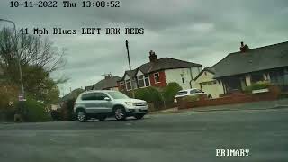 Dashcam UK Bolton driver led police on 80mph chase from Horwich to Bolton [upl. by Drawyeh]