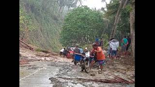 Panibagong Landslide sa Lanca Mati Davao Oriental March 1 2024 [upl. by Adlar]