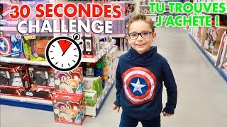 30 SECONDES CHALLENGE  Tu trouves je te lachète [upl. by Sdlonyer]