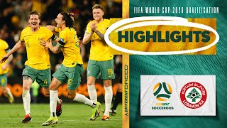 Subway Socceroos v Lebanon  Highlights  FIFA World Cup 2026 Qualification [upl. by Elleron]