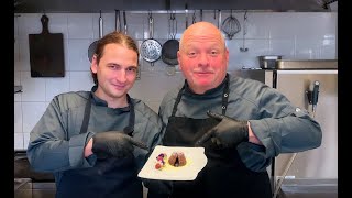 Recipe for homemade chocolate fondant čokoládový fondant made by Hotel SwissHouses chefs CZ [upl. by Kallick]