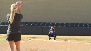 Softball Pitching Drills Around the world  Amanda Scarborough [upl. by Giza]