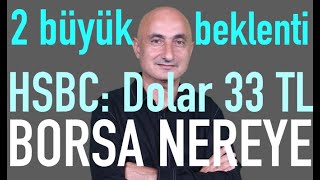 Gelecek haftanın 2 büyük beklentisi  HSBCnin dolar tahmini  Borsada para yok [upl. by Silyhp]