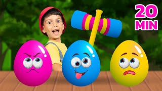 Mix  Surprise Eggs Kids Songs Compilation  BabyBillion  Nursery Rhymes [upl. by Ettezus]