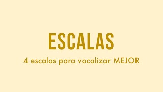 4 escalas para vocalizar MEJOR en 5 min  Haz esto todos los días [upl. by Gavrila]