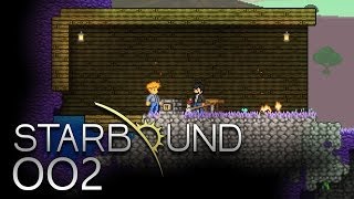 STARBOUND HD 002  Erstes Crafting erstes Haus ★ Lets Play Starbound [upl. by Chaworth]