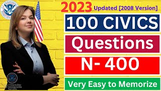 US Citizenship 2024 Version USCIS Official 100 Civics Questions amp Answers  Citizenship Roadmap [upl. by Peg951]