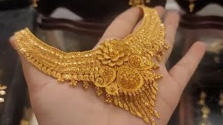 New Gold Necklace Designs  2023 Latest Jewellery Collection [upl. by Eerrehc]