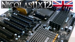 GIGABYTE GA990FXAUD7 Motherboard Review [upl. by Romelle612]