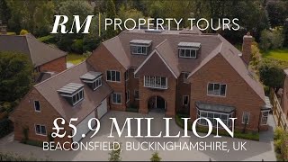 Inside £59M Beaconsfield Mansion in Buckinghamshire England  Residential Market Property Tour [upl. by Goulette]