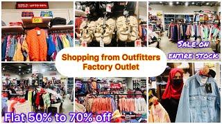 Shopping from Outfitters Factory OutletFlat 50 to 70 off on entire stockPrices starting from 590 [upl. by Nosyt]