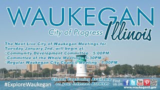 20240102 City of Waukegan Meetings [upl. by Phillips]