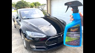 How To Apply Meguiars Ceramic Wax Without Wasting Product [upl. by Alliuqal]