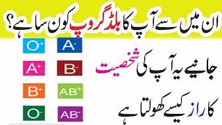 Blood Group Tells About Personality In Urdu  Anam Home Remedy [upl. by Ennayar]