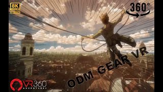 VR 360° Attack on Titan ODM Gear [upl. by Yemane454]