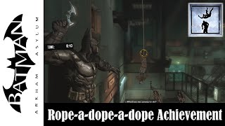 Batman Arkham Asylum  Rope A Dope A Dope  Trophy  PS4 [upl. by Nelloc]