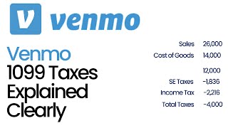 Venmo 1099 Taxes Explained Clearly  How will Venmo 1099 Income be Taxed [upl. by Cristoforo]