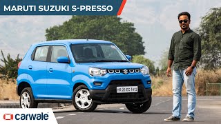 Maruti Suzuki S Presso Review  Looks Are Often Deceptive  CarWale [upl. by Hahsi]