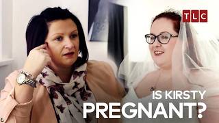 Mom thinks Kirsty looks pregnant  Bride to be Wedding Dresses  Watch Curvy Brides Boutique  TLC [upl. by Vitale]