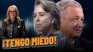 MARÍA AMPARO CASAR le dijo a ADELA que tiene TEMOR tras ser exhibida por AMLO  MLDA [upl. by Lebasile]