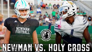 Newman vs Holy Cross Preseason Scrimmage HIGHLIGHTS  First look at Arch Mannings Sr Season 👀 [upl. by Anuahsar]