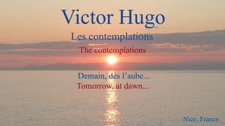 French Poem  Demain dès laube by Victor Hugo  Slow Reading [upl. by Dagmar]