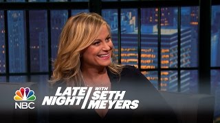 Amy Poehler Does Not Remember Meeting Seth  Late Night with Seth Meyers [upl. by Sabina]