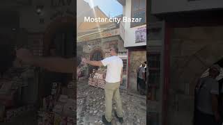 Mostar mostar bosnia bosnianfood tourism travel sarajevo cityview citywalk restaurant love [upl. by Follansbee]